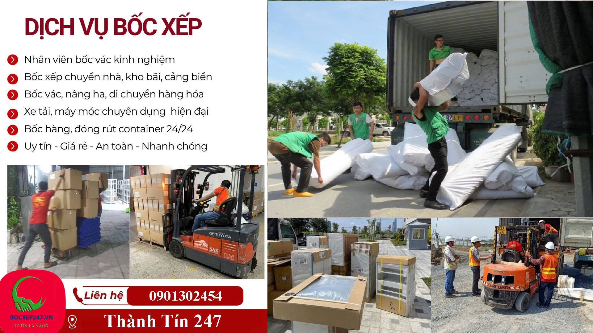 Kinh nghiệm thuê dịch vụ bốc xếp