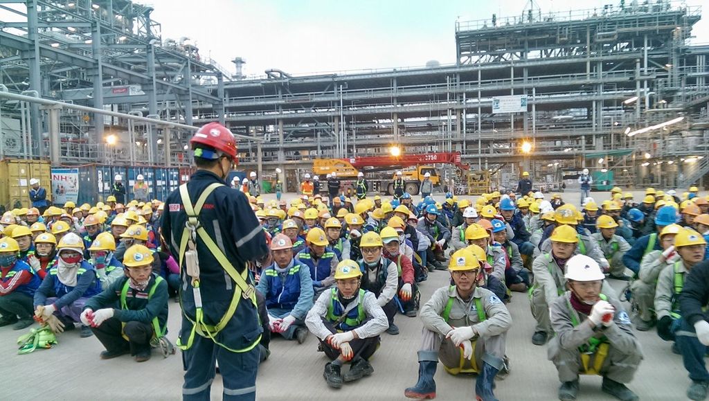 Đội ngũ được đào tạo bài bản về an toàn lao động