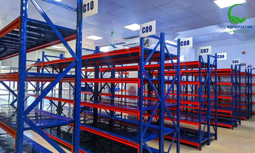 Layout kho hàng của Thành Tín 247 tối ưu cho hoạt động bốc xếp