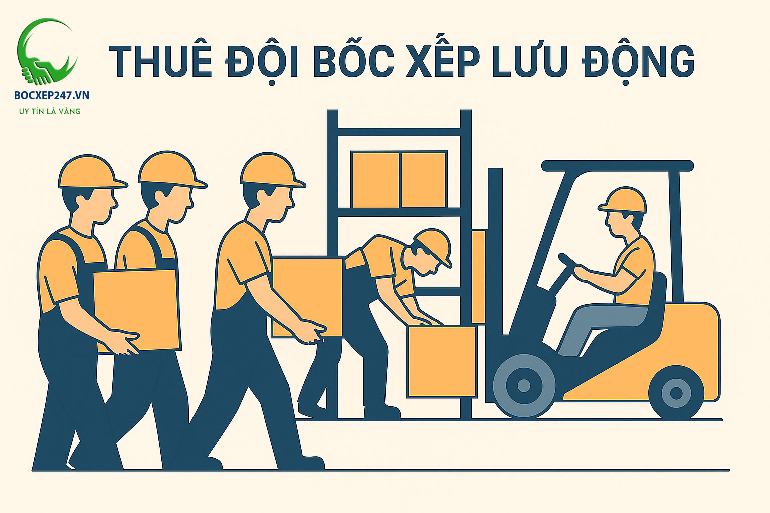 Thuê đội bốc xếp lưu động - Dịch Vụ Bốc Xếp 247