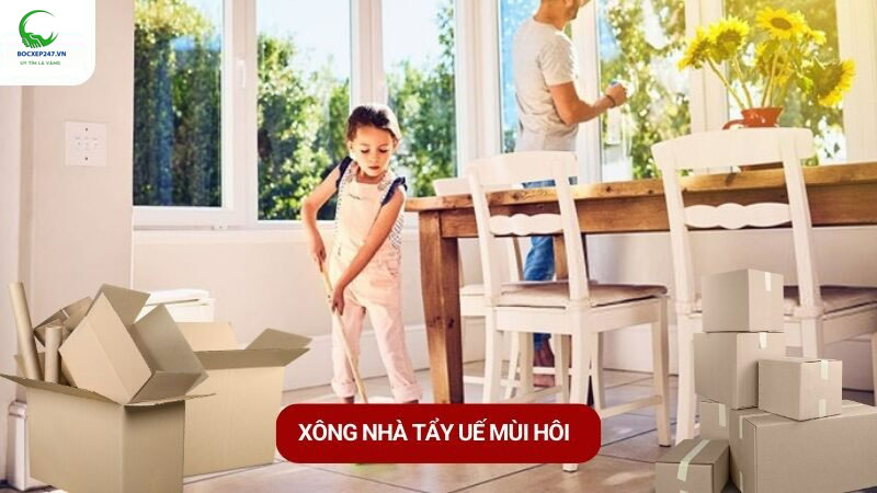 Xông nhà tẩy uế mùi hôi